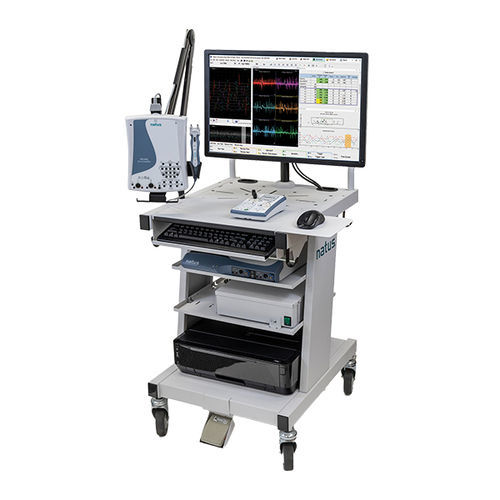 Patientenmonitor auf Wagen - Nicolet EDX® - Natus Medical - Nacht / für EMG / für Kliniken