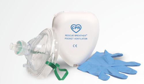 Wiederbelebungsmaske für CPR - Breather® - O-Two Medical Technologies - Ausbildung / zum Einmalgebrauch / transparent