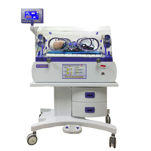 Inkubator für Neugeborene auf Rollen - G2 - PT. FYROM INTERNATIONAL  - höhenverstellbar / mit Monitor