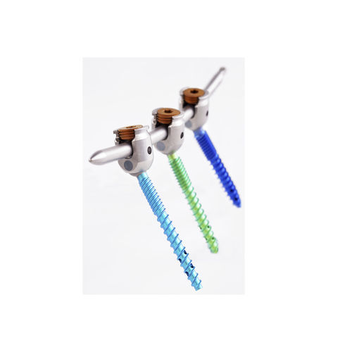 Thorako-lumbale Pedikelschraube - Sanatmetal - polyaxial / kanüliert / Metall