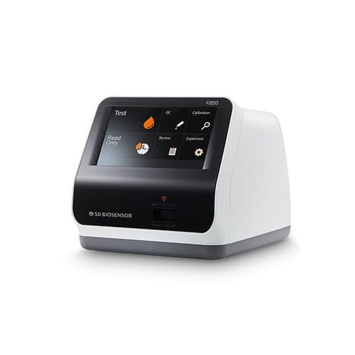 Automatischer Immunoassay-Analysator - F200 - SD BIOSENSOR. INC - für klinische Diagnose / Fluoreszenz / Lateral-Flow