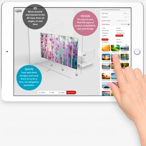 Software für Wandschirme in Krankenhäusern - EasyScreenDesign - Silentia - medizinisch