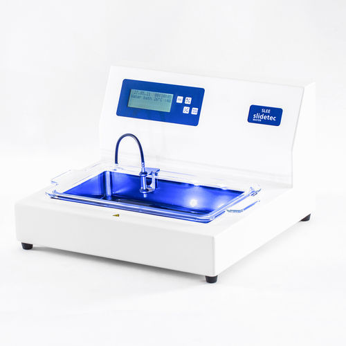 Histopathologie-Wasserbad - Slidetec - SLEE medical GmbH - beheizt / mikroprozessorgesteuert / Tisch