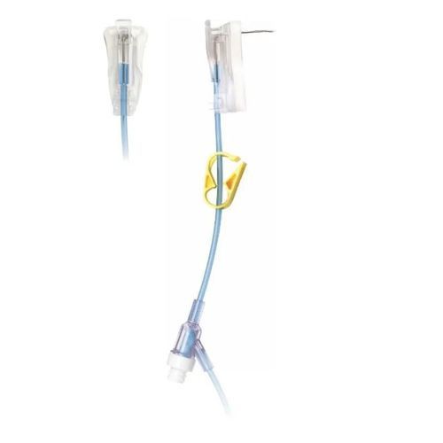 Nadel zur Injektion für implantierbare Kammer - Gripper Plus™  - ICU medical - Huber / gesichert / 19G