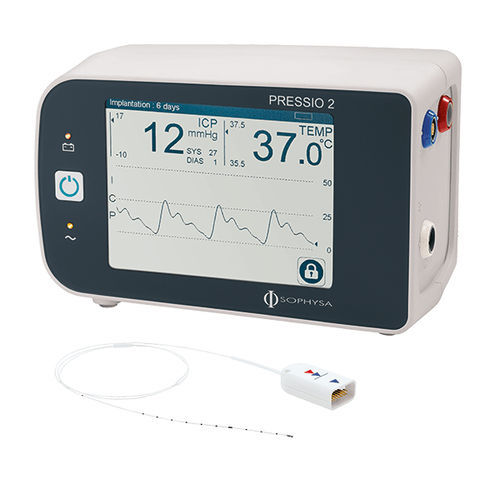Tischgerät-Patientenmonitor - Pressio® 2 - Sophysa - Temperatur / ICP / zur Messung des intrakraniellen Drucks