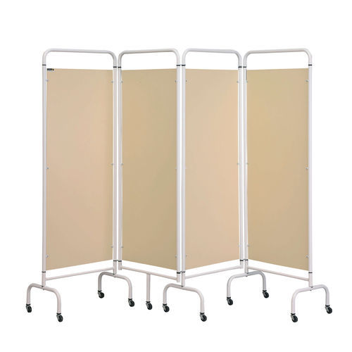 Mobiler Medizinischer Bettschirm - Sun-MFS4 - Sunflower Medical - zusammenklappbar / 4-Flügel / Vorhang