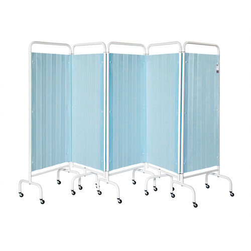 Zusammenklappbarer Medizinischer Bettschirm - Sun-MFS5 - Sunflower Medical - auf Rollen / 3 Flügel / 4-Flügel
