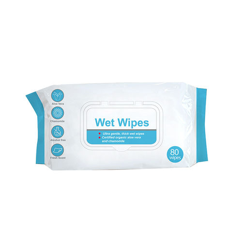 Feuchte Reinigungstücher / für die Handhygiene - DC662110 - Suzhou SunMed - 80er-Packung