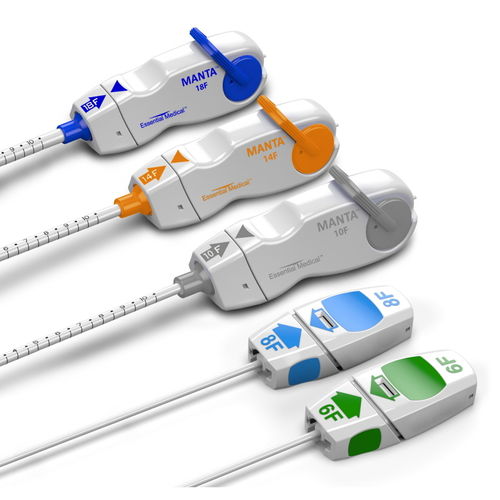 Gefäßverschluss - MANTA™ - Teleflex Medical - mit Klammer