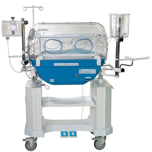 Inkubator für Neugeborene auf Rollen - IDN-03 - Shvabe-Zurich - mit Monitor / mit 6 Zugangsfenstern