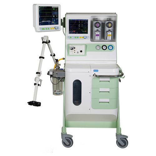 Anästhesiearbeitsplatz für Kinder - MAIA-01 - Shvabe-Zurich - auf Wagen / Atmungsmonitoring / mit Ventilator