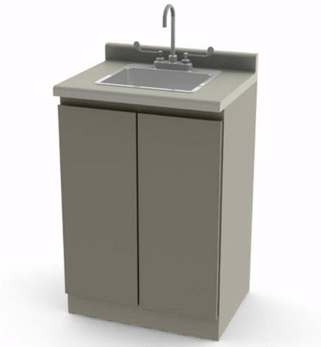 Krankenhausschrank - 6024  - UMF Medical - mit Waschbecken / modular / mit 2 Türen