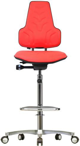 Bürostuhl auf Rollen - WS 8311.20 - Werksitz - mit hoher Rückenlehne / höhenverstellbar