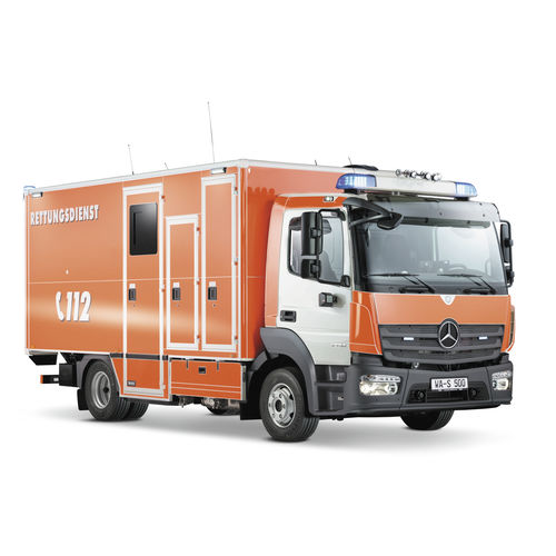Ambulanz für Intensivpflege - 500  - WAS - Wietmarscher Ambulanz- und Sonderfahrzeug - für Patienten-Transfer / mit Kofferaufbau / Typ C