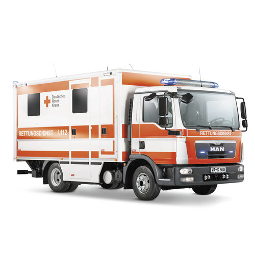 Ambulanz für Intensivpflege - WAS 500 - WAS - Wietmarscher Ambulanz- und Sonderfahrzeug - für Rettungsmanöver / für Patienten-Transfer / mit Kofferaufbau