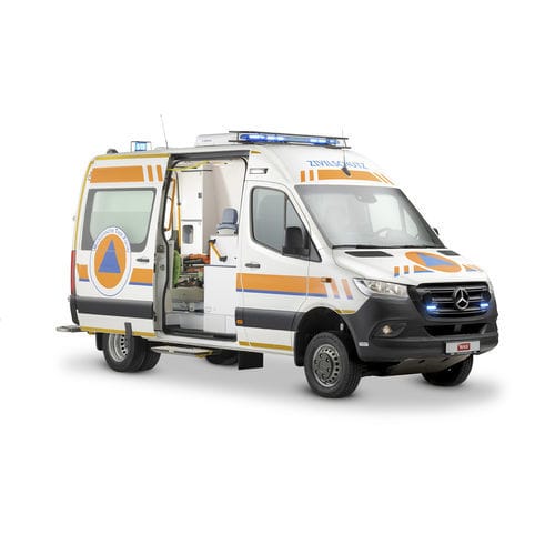 Krankenwagen Typ B - 300 - WAS - Wietmarscher Ambulanz- und Sonderfahrzeug - automatisch