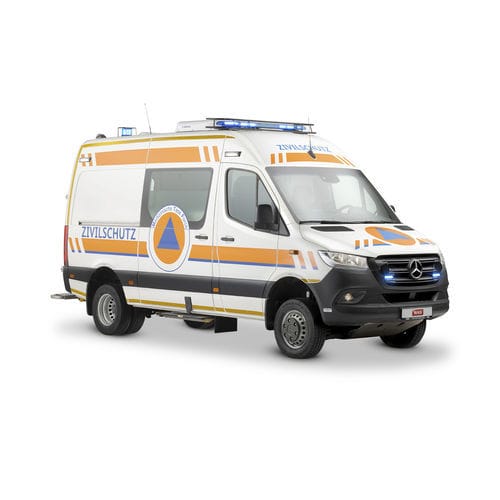 Krankenwagen Typ B - WAS 300 - WAS - Wietmarscher Ambulanz- und Sonderfahrzeug - automatisch
