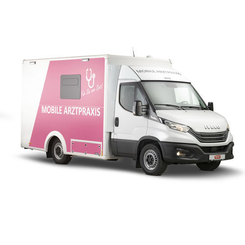 Mobile Krankenstation / Notfall - WAS 900 - WAS - Wietmarscher Ambulanz- und Sonderfahrzeug - Krankenhauspflege / Kofferfahrzeug / automatisch