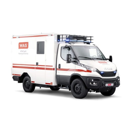 Rettungswagen - WAS 500  - WAS - Wietmarscher Ambulanz- und Sonderfahrzeug - mit Kofferaufbau / Gelände / mit Sauerstofftherapie