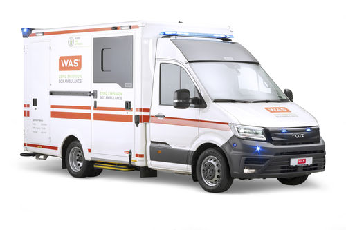 Elektro-Ambulanz - WAS 500 E - WAS - Wietmarscher Ambulanz- und Sonderfahrzeug - für Rettungsmanöver / Kofferfahrzeug / 4x4