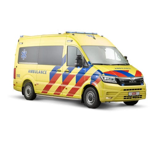 Krankenwagen Typ B - WAS 300 - WAS - Wietmarscher Ambulanz- und Sonderfahrzeug - mit Sauerstofftherapie / automatisch