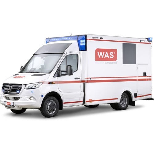 Kofferfahrzeug-Ambulanz - WAS 500  - WAS - Wietmarscher Ambulanz- und Sonderfahrzeug - 4-Tragen / mit Sauerstofftherapie / Diesel