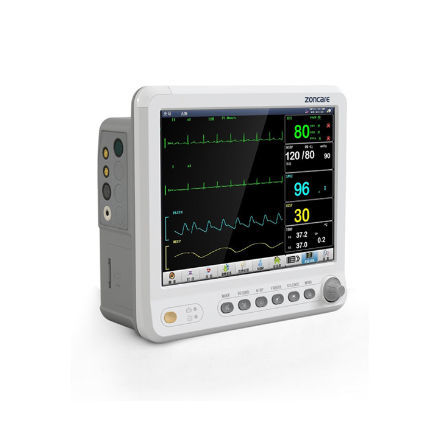 Kompakter Multiparameter-Monitor - PM-7000vet - Zoncare Electronics - EKG / RESP / TEMP