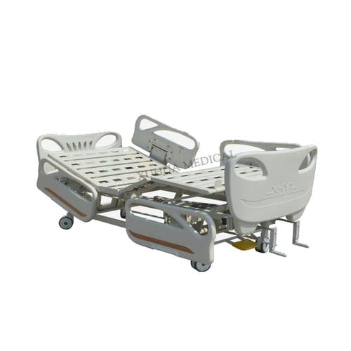 Krankenhausbett - XHS20A - HI-LIFE Technology (HEBEI ) Co., Ltd. - manuell / höhenverstellbar / auf Rollen
