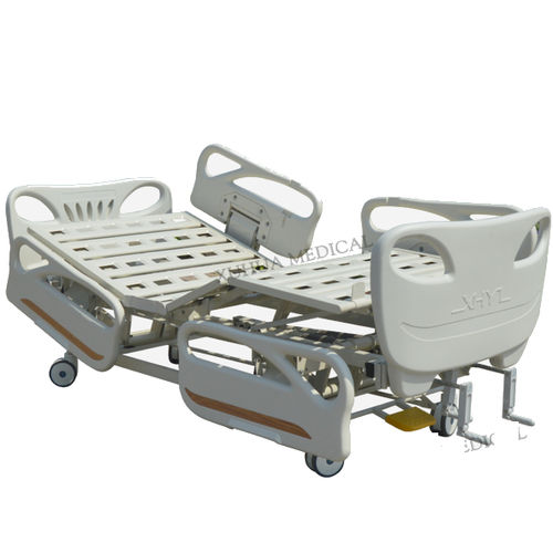 Krankenhausbett - XHS30A - HI-LIFE Technology (HEBEI ) Co., Ltd. - manuell / höhenverstellbar / auf Rollen