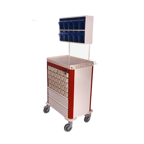 Medizinischer Wagen - HI-LIFE Technology (HEBEI ) Co., Ltd. - Medikamente / für Transport / 2 Schubladen
