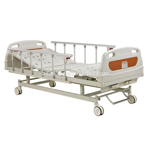 Krankenhausbett - ALK06-A232Z - Zhongshan Aolike Medical Equipment Technology - manuell / höhenverstellbar / auf Rollen