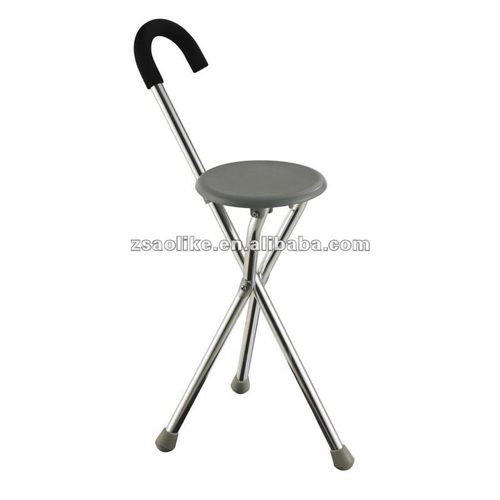 Gerundeter Griff Gehstock - ALK533 - Zhongshan Aolike Medical Equipment Technology - mit Sitz