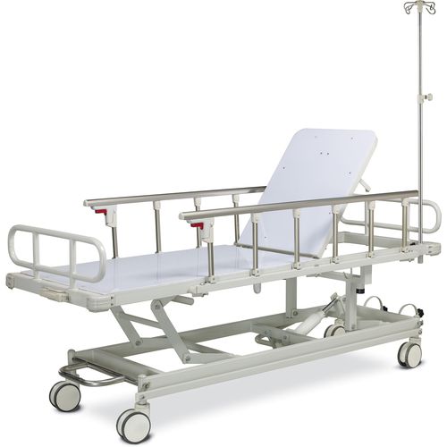 Transport-Fahrtrage - ALK06-H802 - Zhongshan Aolike Medical Equipment Technology - hydraulisch / höhenverstellbar / mit verstellbarer Rückenlehne