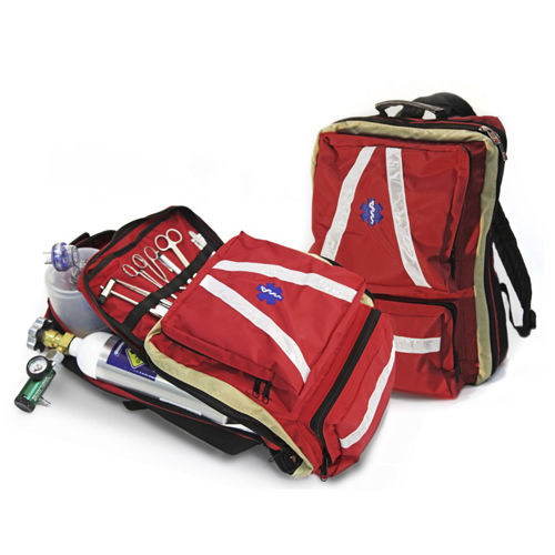 Notfallrucksack - FABP - Paramed International - Sauerstoff / Stoff / wasserdicht