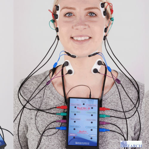 Elektromyograph / 8 Kanäle - Bio-EMG-III™ - Bioresearch - für Zahnmedizin / zur Muskelbewegung von Schädel und Gesicht / tragbar