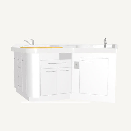 Wickelstation mit Badewanne - Neonat - Loxos - mit Handwaschbecken / für Krankenhaus