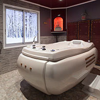Ganzkörper-Kurbadewanne - Thalia - Somethy - mit Chromatherapie-Lampen