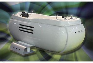Badewanne für Wassermassage / mit Chromatherapie-Lampen - Thalia Allegro - Somethy