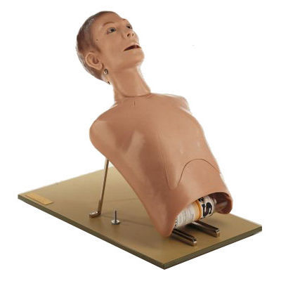 Trainingspuppe für Allgemeinpflege - Broncho Boy - Coburger Lehrmittelanstalt - für Intubation / für Bronchoskopie / Oberkörper
