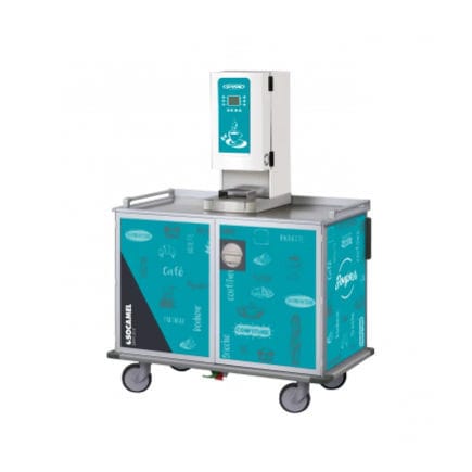 Wagen für Kliniken - SERVIZIO CAFE - Socamel Technologies - Mehrzweck / Service / Frühstück