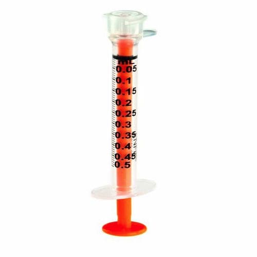 Spritze zur enteralen Ernährung - H93899005 - Baxter - 0,5 ml / Gummi / unsteril