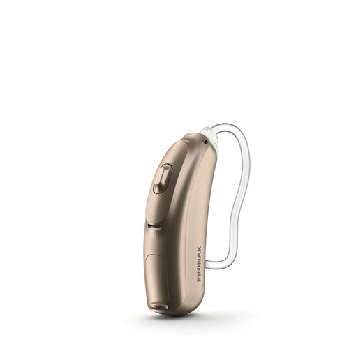 Hörgerät / Mini-Hinter-dem-Ohr-System; ohne Empfänger - Vitus+ M - Phonak - mit Telefonspule / wasserdicht