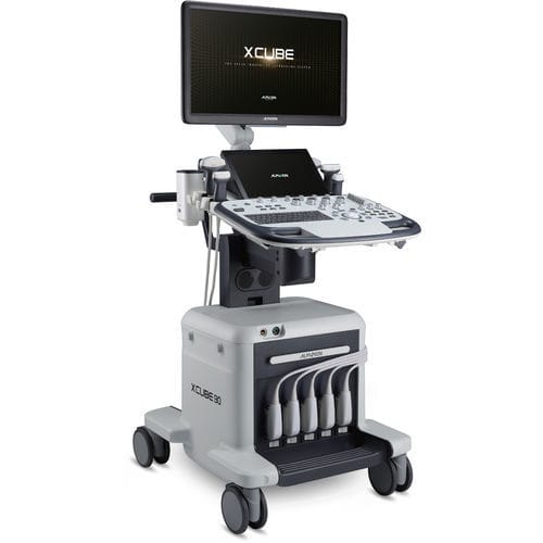 Plattformmontiertes Ultraschallgerät - X-CUBE 90 on GPX  - Alpinion Medical Systems - für Multifunktions-Ultraschall / Schwarz-Weiß / Farbdoppler