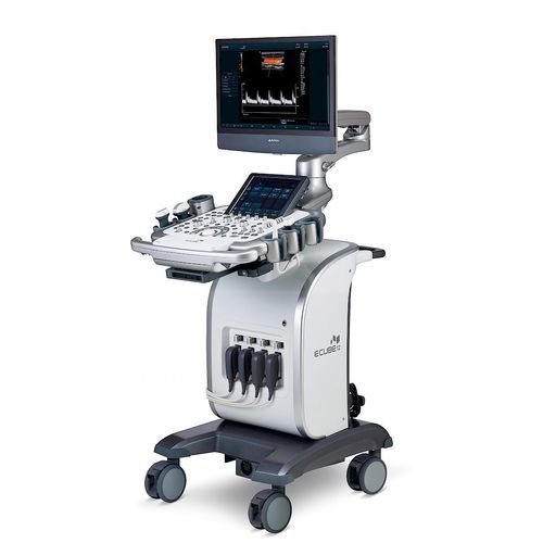 Plattformmontiertes Ultraschallgerät - E-CUBE 12 - Alpinion Medical Systems - für Multifunktions-Ultraschall / Farbdoppler / mit Touchscreen