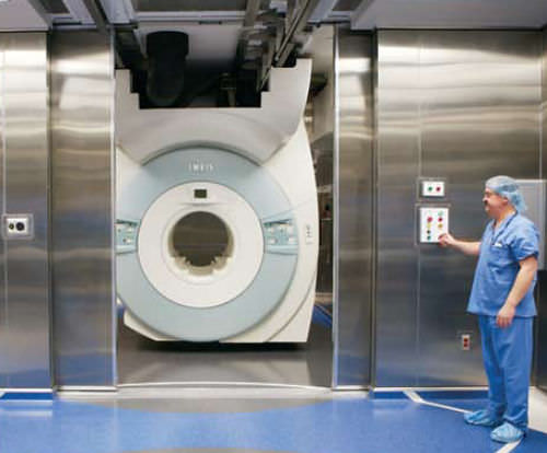 RF-geschützte Tür - IOSD - ETS Lindgren - für Gesundheitseinrichtungen / für IRM / Schiebe