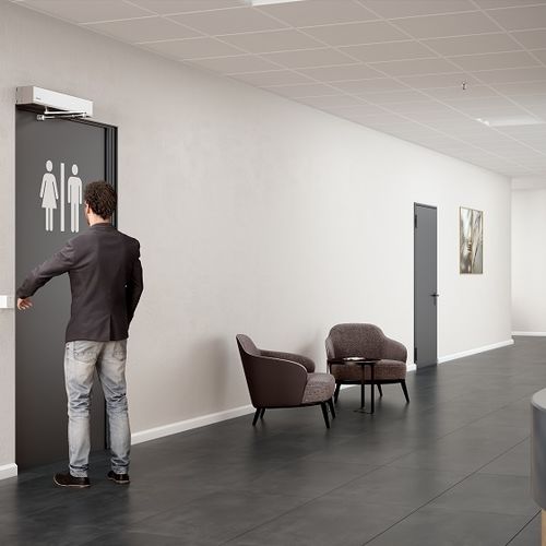 Automatische Tür - ASSA ABLOY Entrance Systems Italy Srl - für Krankenhaus / Labor / für Tierarztpraxis