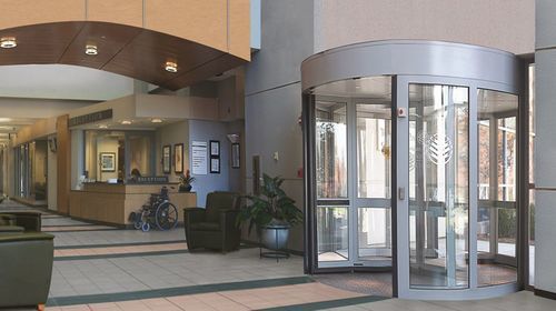 Schutztür - RD600 UniTurn - ASSA ABLOY Entrance Systems Italy Srl - Sicherheit / für Gesundheitseinrichtungen / einflügelig