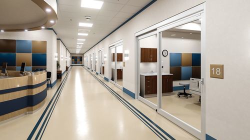 Brandschutztür - VersaMax 2.0 - ASSA ABLOY Entrance Systems Italy Srl - für Intensivpflege / für Patientenzimmer / für Krankenhaus