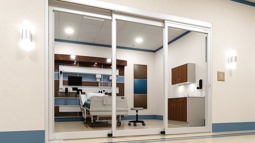 Brandschutztür - VersaMax 2.0 - ASSA ABLOY Entrance Systems Italy Srl - für Intensivpflege / für Gesundheitseinrichtungen / für Krankenhaus