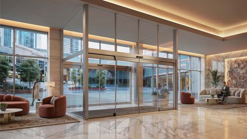 Sicherheitstür - SL500 CGL - ASSA ABLOY Entrance Systems Italy Srl - Service / für Gesundheitseinrichtungen / Schiebe